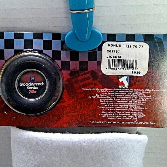 NWT VTG Trevco Dale Earnhardt Sr. Ornament Set #3 Stocking/Tire NASCAR 2004 - Picture 5 of 5